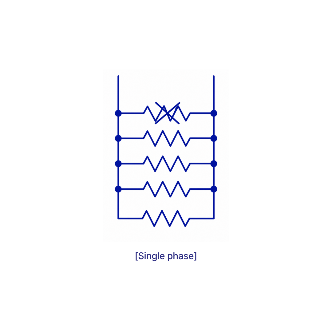 Single-phase parallel connection