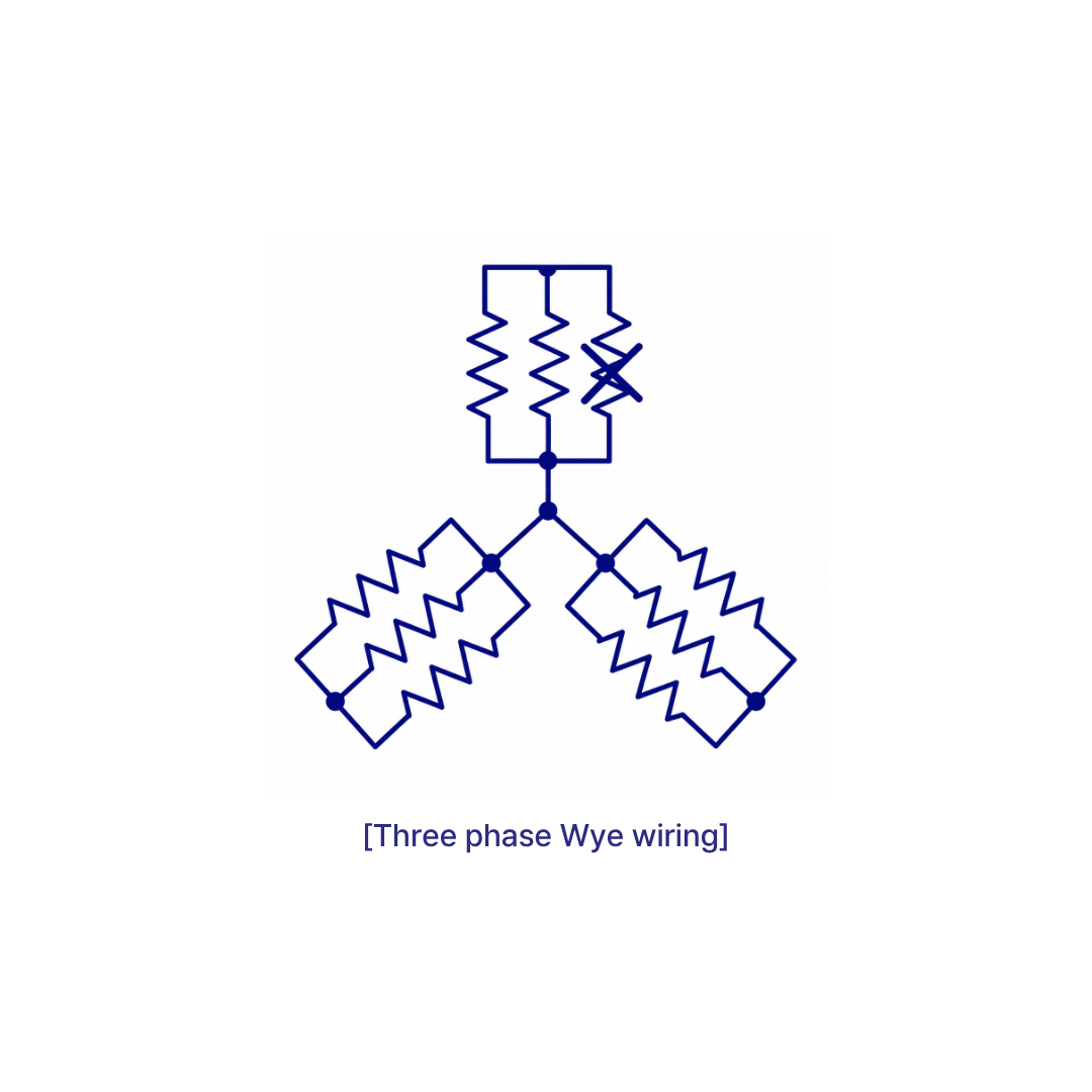 Three-phase Wye parallel connection